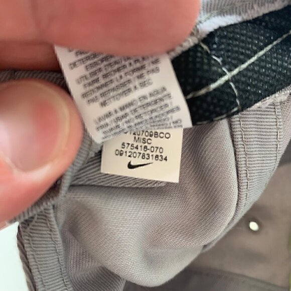 Nike Heritage86 Mens Gray Relaxed Fit Adjustable Hat 575416-070 - Picture 6 of 6